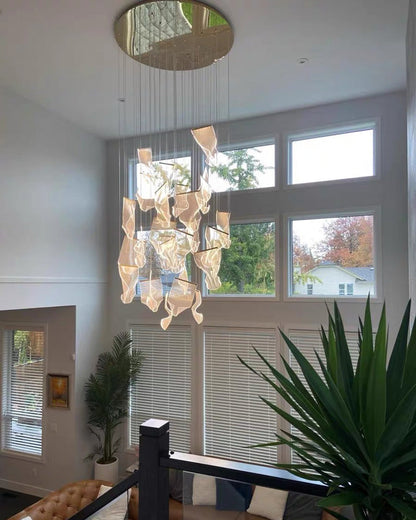 Brass Breeze Chandelier