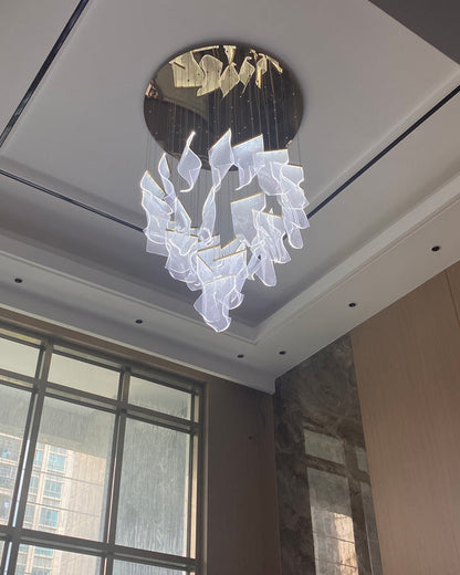 Brass Breeze Chandelier