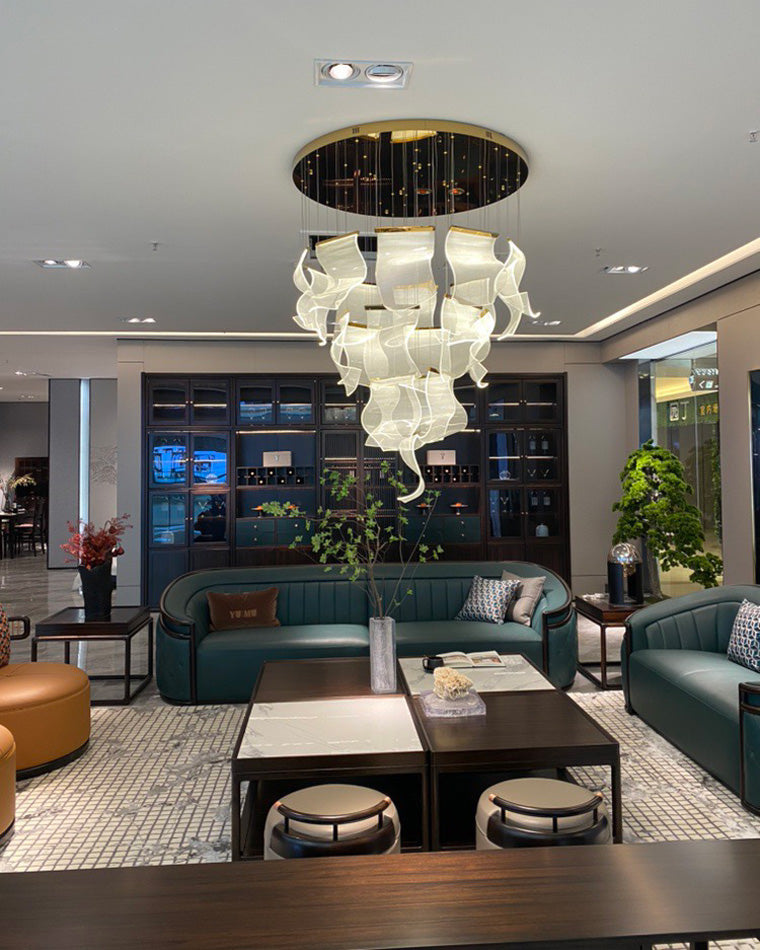 Brass Breeze Chandelier