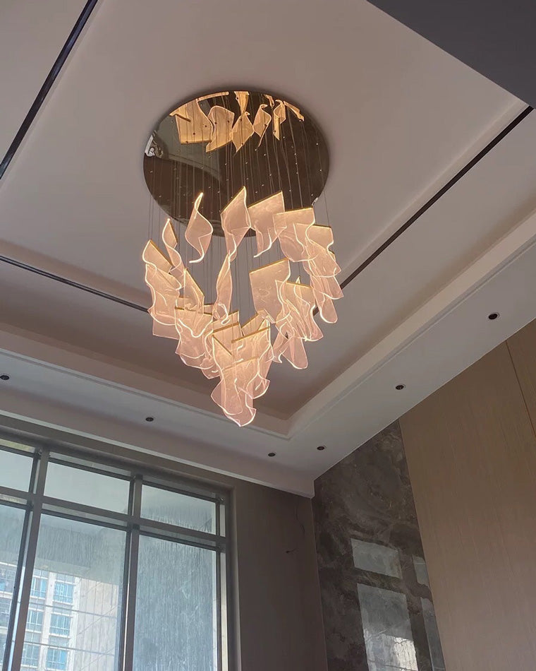 Brass Breeze Chandelier