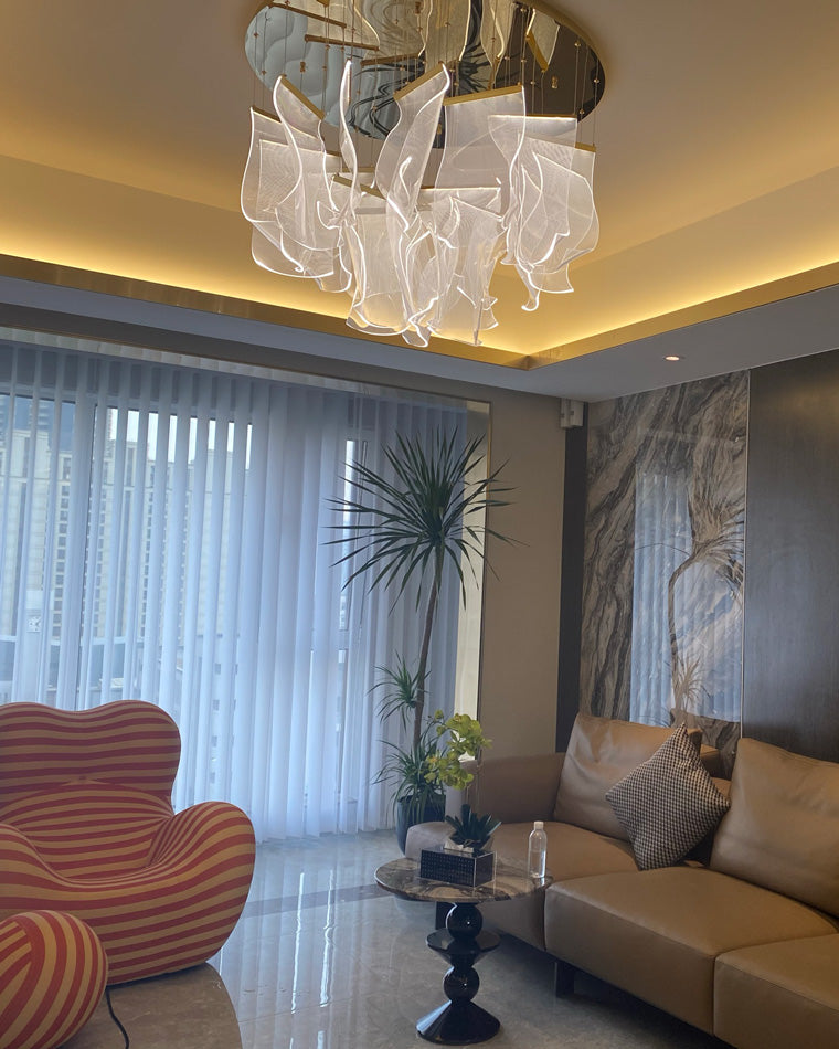 Brass Breeze Chandelier