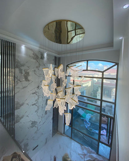Brass Breeze Chandelier