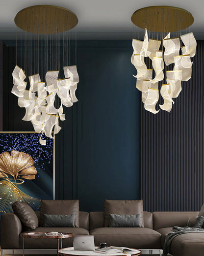 Brass Breeze Chandelier