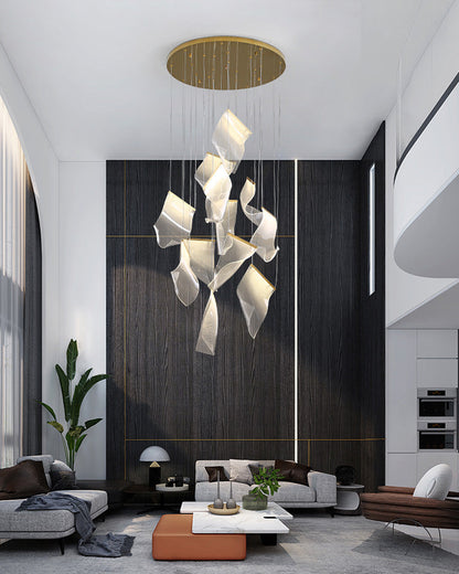 Brass Breeze Chandelier