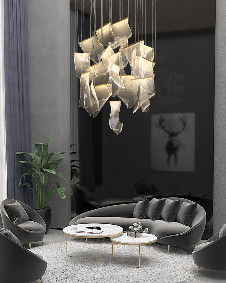Brass Breeze Chandelier