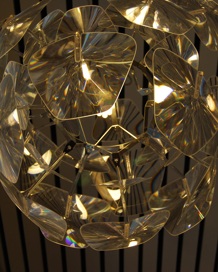 Brilliant Reflection Wall Chandelier