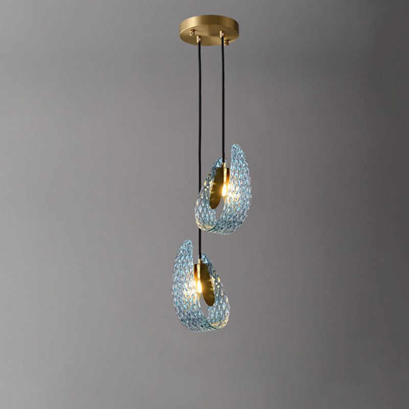 Peacock Artistic Glass Chandelier