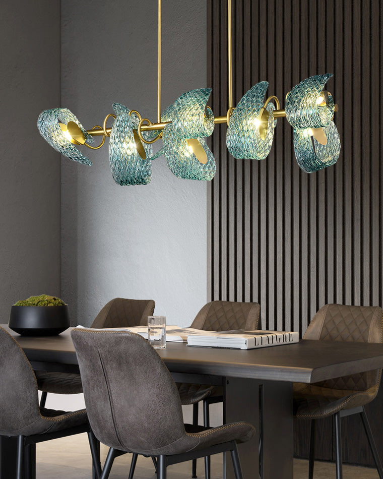 Peacock Artistic Glass Chandelier