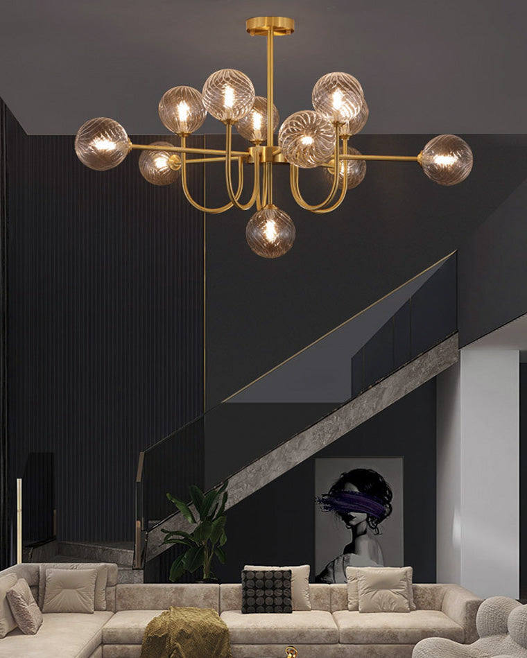 Moon Arm Chandelier