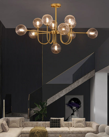 Moon Arm Chandelier
