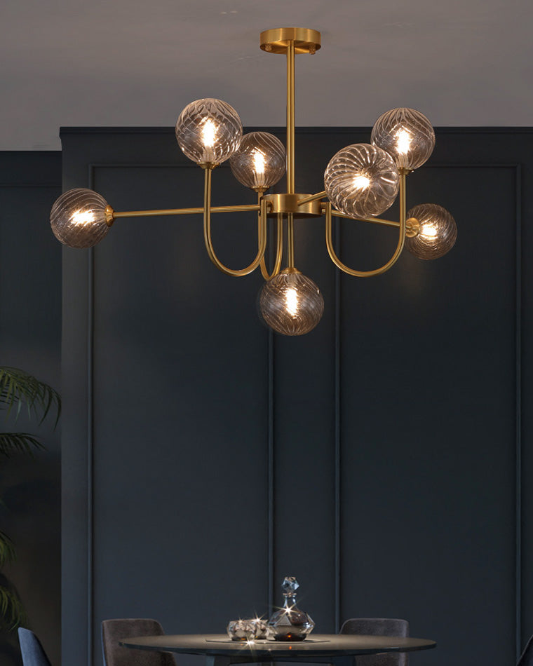 Moon Arm Chandelier