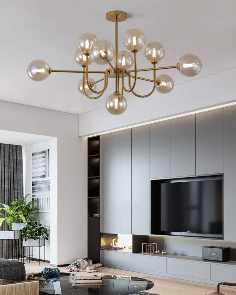 Moon Arm Chandelier