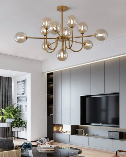 Moon Arm Chandelier