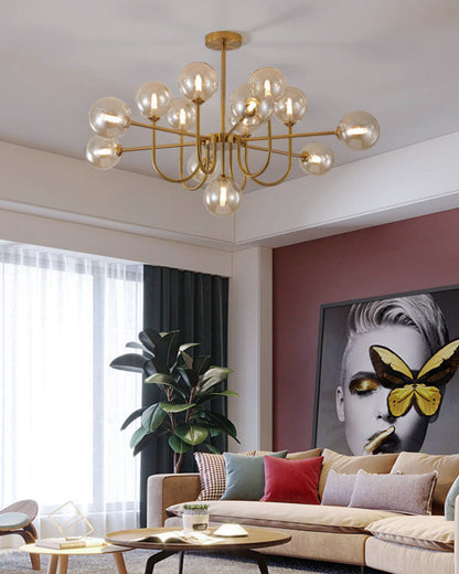 Moon Arm Chandelier
