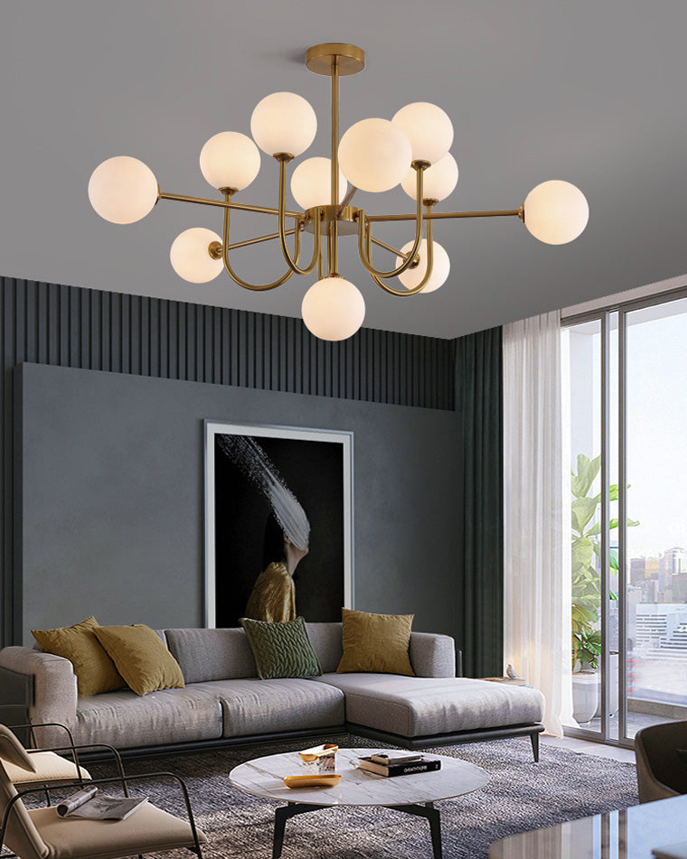 Moon Arm Chandelier