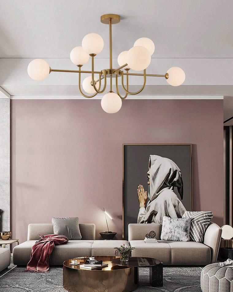 Moon Arm Chandelier