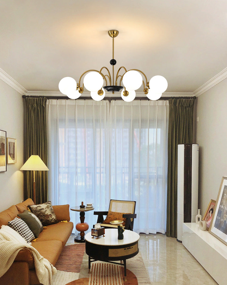 Opaline Orbit Chandelier