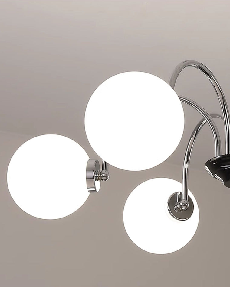 Opaline Orbit Chandelier