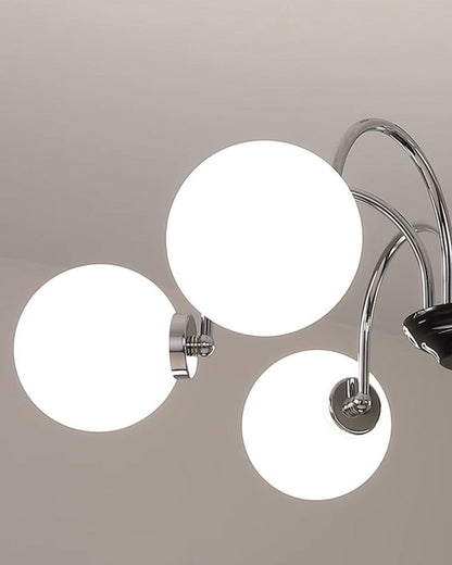 Opaline Orbit Chandelier