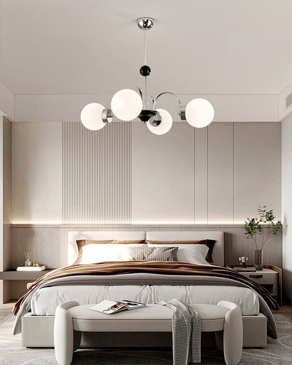 Opaline Orbit Chandelier