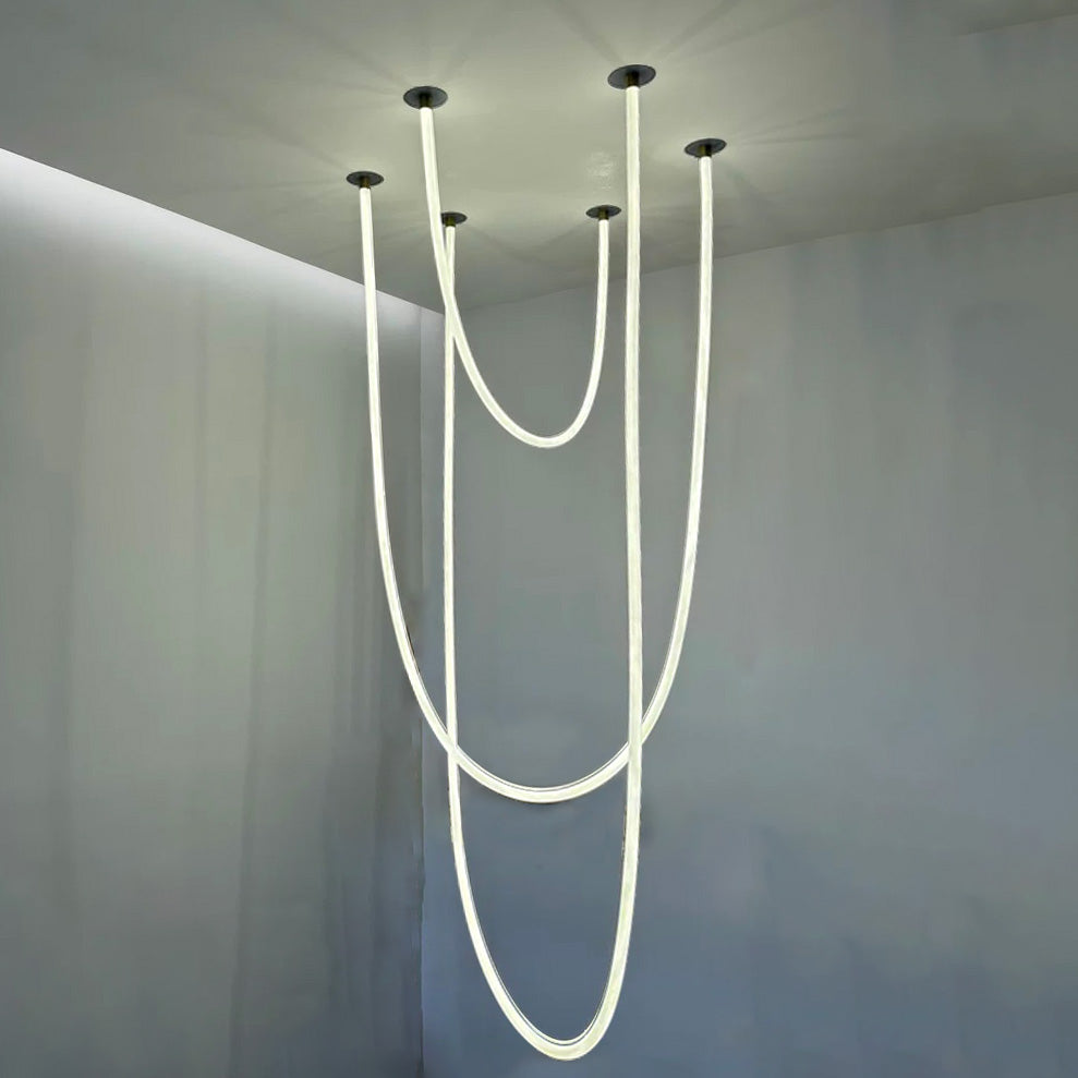 LED Rope Chandelier