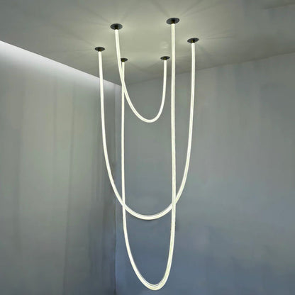 LED Rope Chandelier
