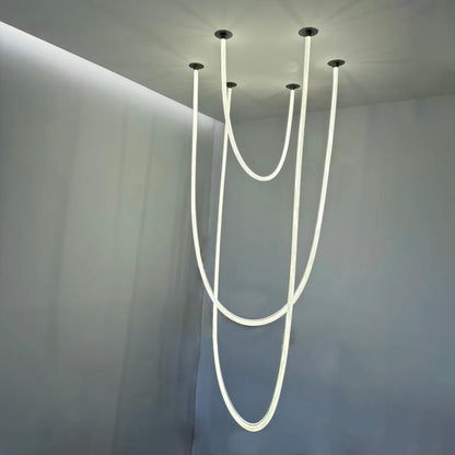 LED Rope Chandelier