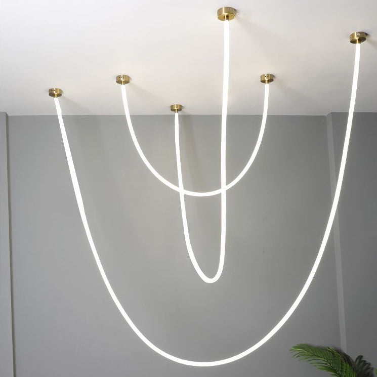 LED Rope Chandelier
