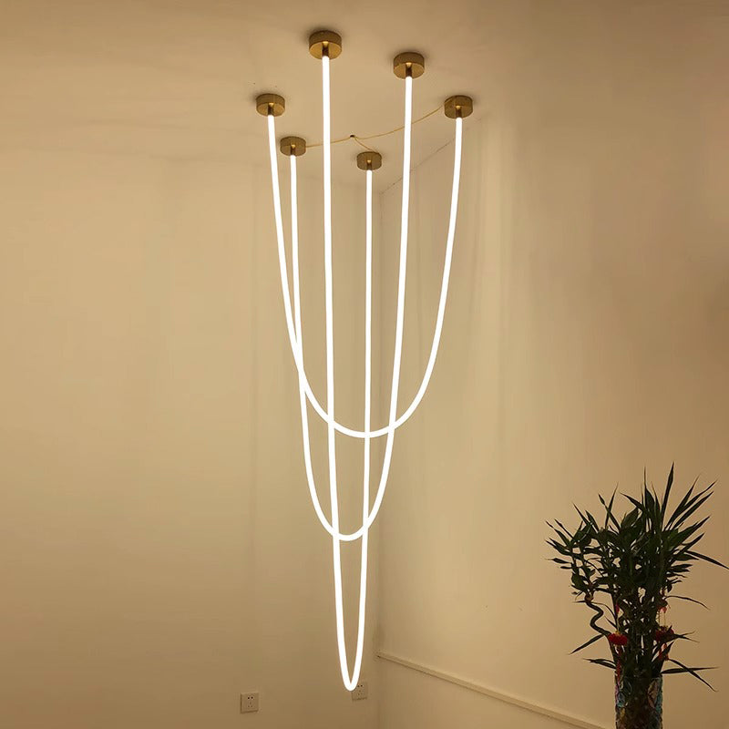 LED Rope Chandelier