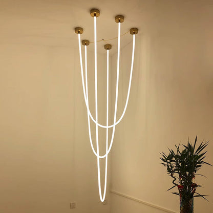 LED Rope Chandelier