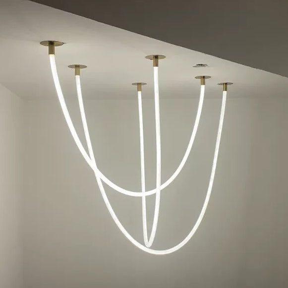 LED Rope Chandelier