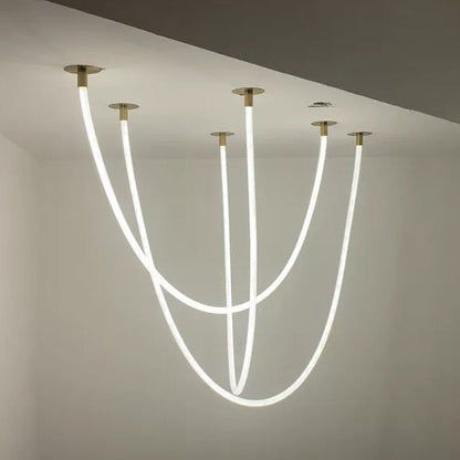 LED Rope Chandelier