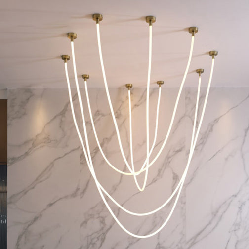 LED Rope Chandelier