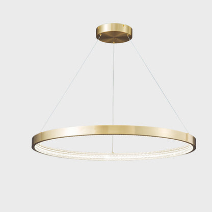 Orion Circular Brass Chandelier
