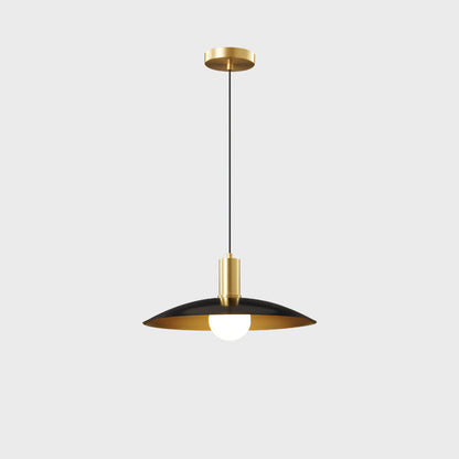 Brass Conical Kitchen Pendant Light