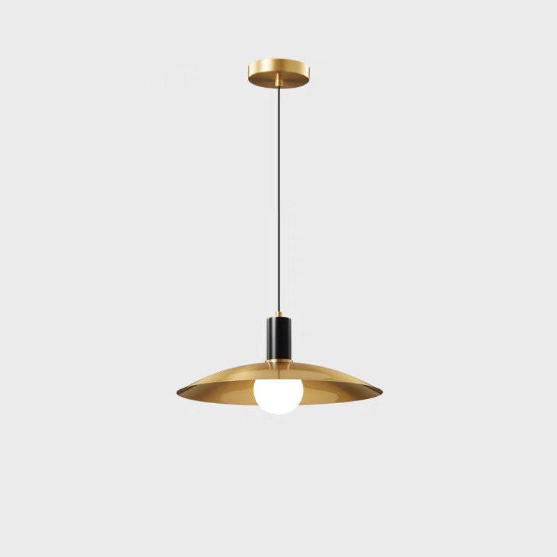 Brass Conical Kitchen Pendant Light