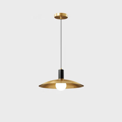 Brass Conical Kitchen Pendant Light