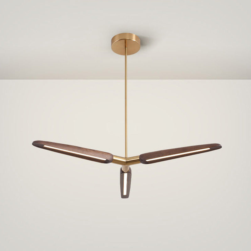 Luminis 3/5 Lights Wooden Chandelier