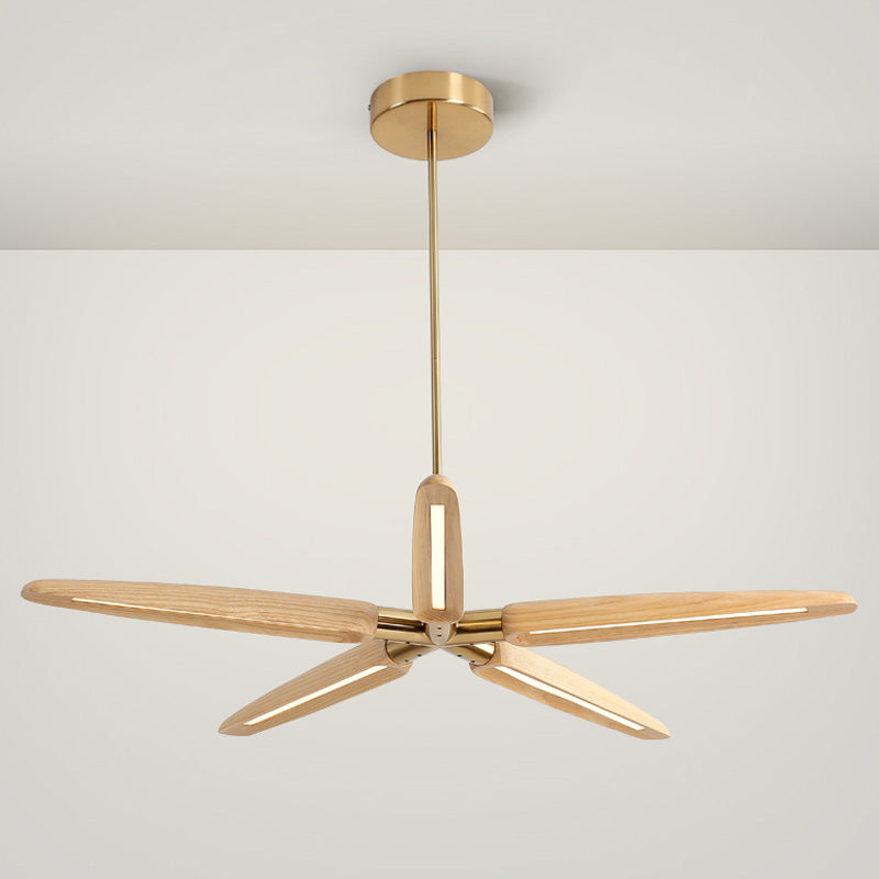 Luminis 3/5 Lights Wooden Chandelier