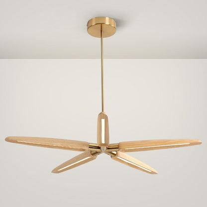 Luminis 3/5 Lights Wooden Chandelier