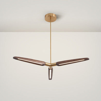 Luminis 3/5 Lights Wooden Chandelier