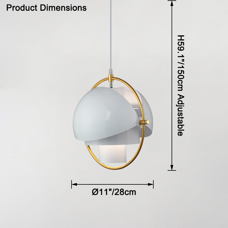 Suspension - Metallic Horizon Globe