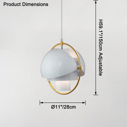 Suspension - Metallic Horizon Globe
