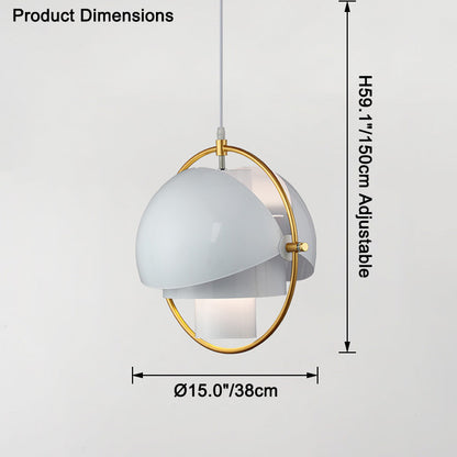 Suspension - Metallic Horizon Globe