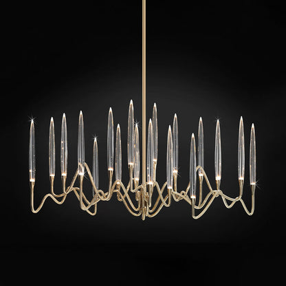 Golden Glow Chandelier