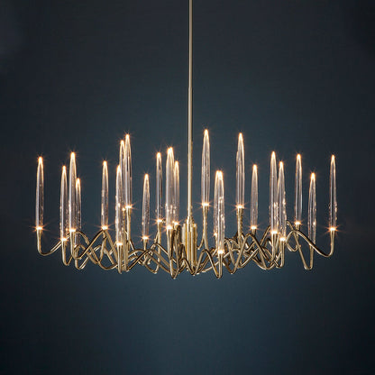 Golden Glow Chandelier