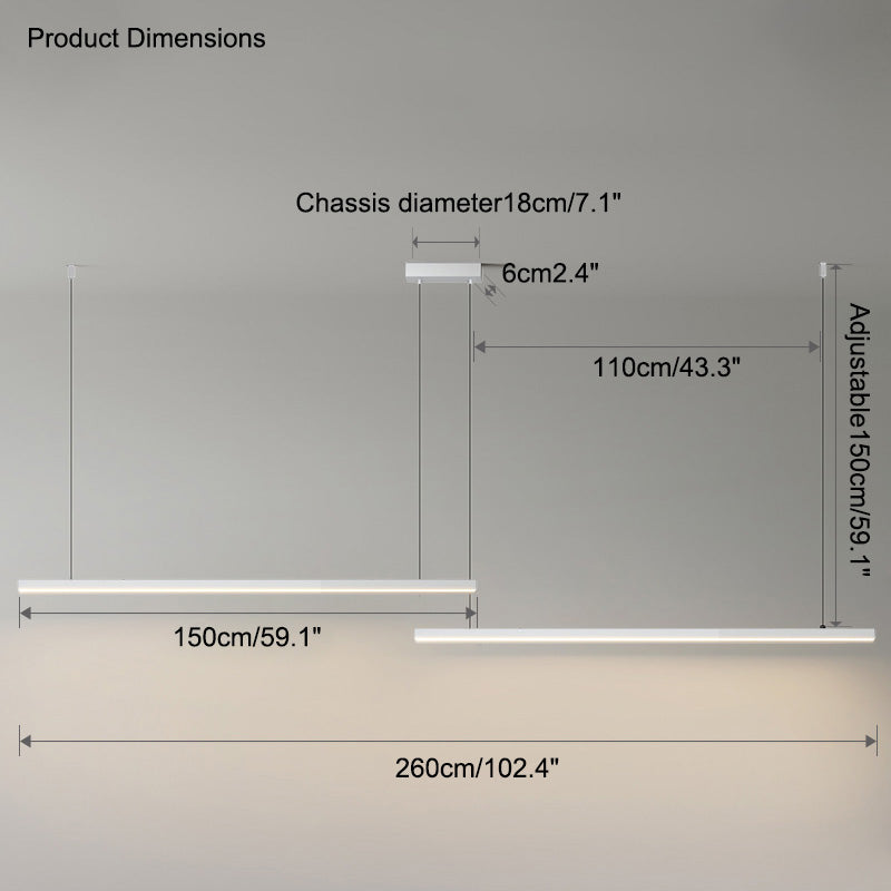 Linear Suspension - Luminous Purity