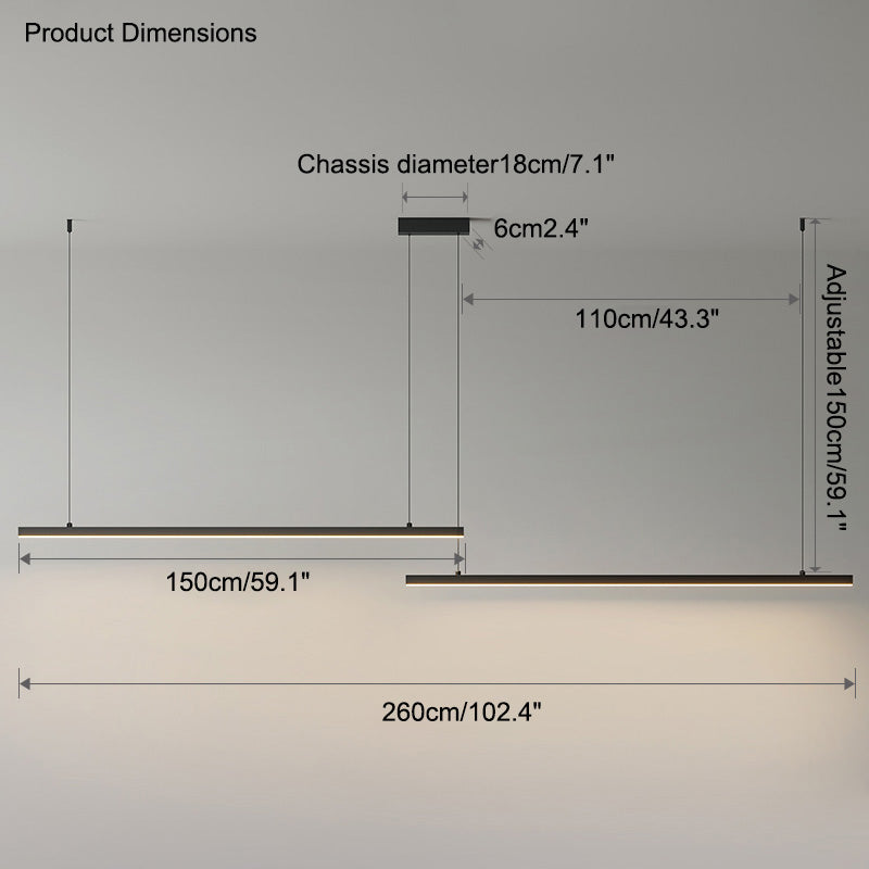 Linear Suspension - Luminous Purity