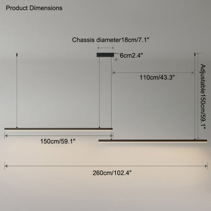 Linear Suspension - Luminous Purity