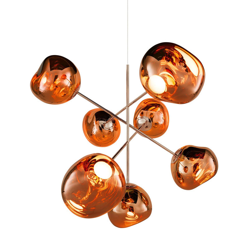 Orbit Mirror Chandelier
